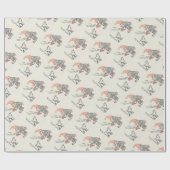  kerstinpakpapier van 70 jaar cadeaupapier (Vlak)