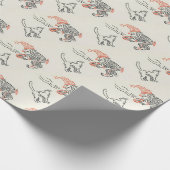  kerstinpakpapier van 70 jaar cadeaupapier (Hoek)