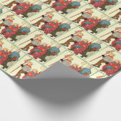  kerstinpakpapier van 70 jaar cadeaupapier (Hoek)