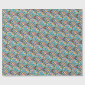  kerstinpakpapier van 70 jaar cadeaupapier (Vlak)