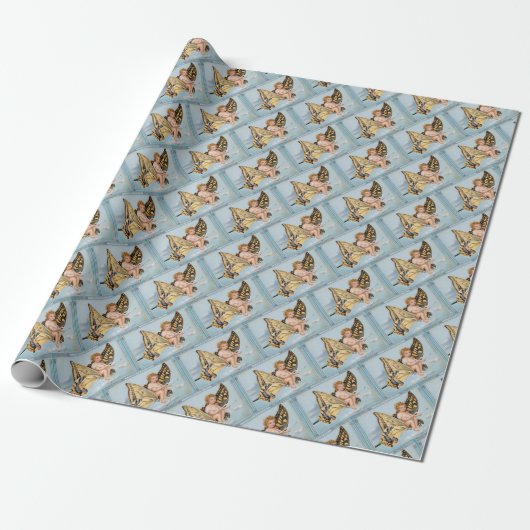  kerstinpakpapier van 70 jaar cadeaupapier (Uitgerold)