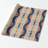 kerstinpakpapier van 70 jaar cadeaupapier (Uitgerold)