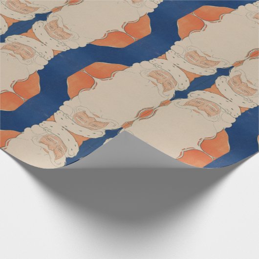  kerstinpakpapier van 70 jaar cadeaupapier (Hoek)