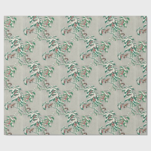  kerstinpakpapier van 70 jaar cadeaupapier (Vlak)