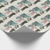 kerstinpakpapier van 70 jaar cadeaupapier (Hoek)