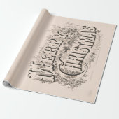 kerstinpakpapier van 70 jaar cadeaupapier (Uitgerold)