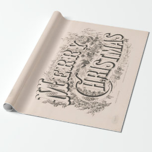  kerstinpakpapier van 70 jaar cadeaupapier