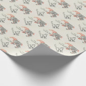  kerstinpakpapier van 70 jaar cadeaupapier (Hoek)