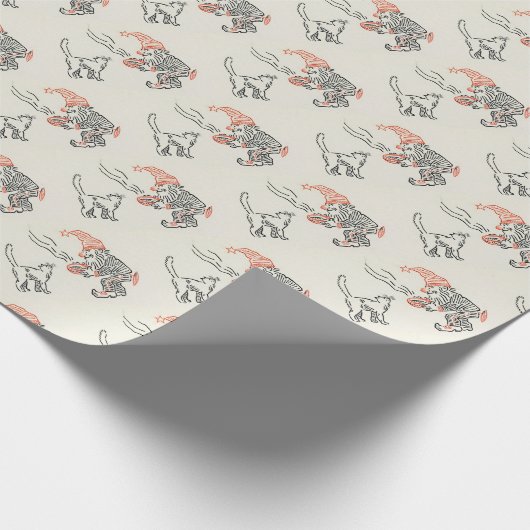  kerstinpakpapier van 70 jaar cadeaupapier (Hoek)