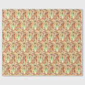  kerstinpakpapier van 70 jaar cadeaupapier (Vlak)