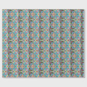 kerstinpakpapier van 70 jaar cadeaupapier (Vlak)