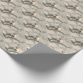  kerstinpakpapier van 70 jaar cadeaupapier (Hoek)