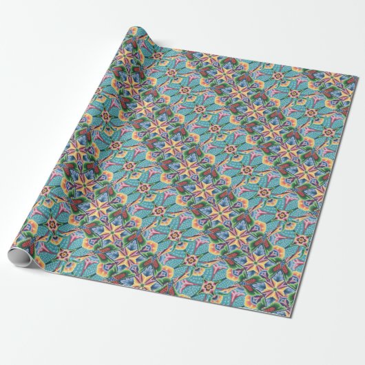  kerstinpakpapier van 70 jaar cadeaupapier (Uitgerold)