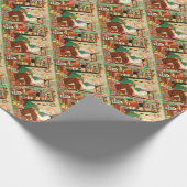 kerstinpakpapier van 70 jaar cadeaupapier (Hoek)