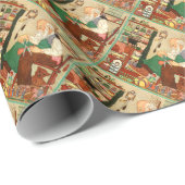 kerstinpakpapier van 70 jaar cadeaupapier (Rol Hoek)