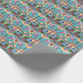  kerstinpakpapier van 70 jaar cadeaupapier (Hoek)