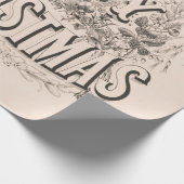 kerstinpakpapier van 70 jaar cadeaupapier (Hoek)