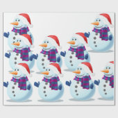 kerstinpakpapier voor vrolijke kerstmis cadeaupapier (Vlak)