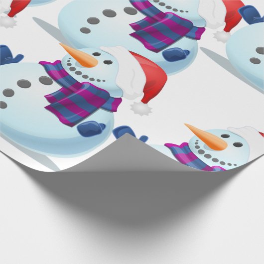 kerstinpakpapier voor vrolijke kerstmis cadeaupapier (Hoek)