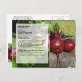 Kerstin's Beet Borscht Recipe Briefkaart (Voorkant / Achterkant)