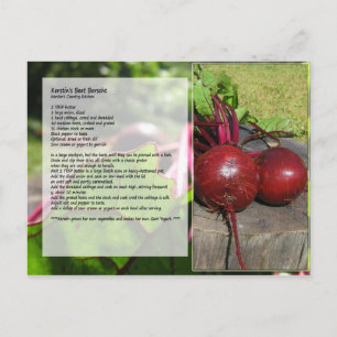 Kerstin's Beet Borscht Recipe Briefkaart