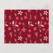 kerstinsettievloer en Cherry Wrapping Pa Briefkaart (Voorkant)