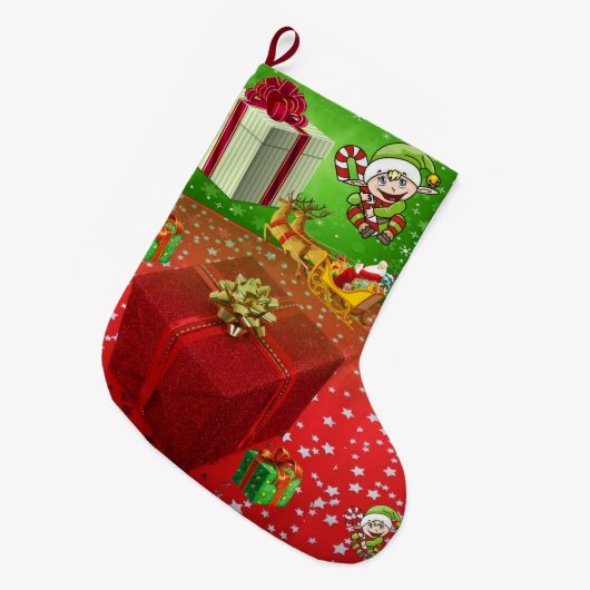 kerstinslag, Elf Grote Kerstsok (Voorkant (Hangend))