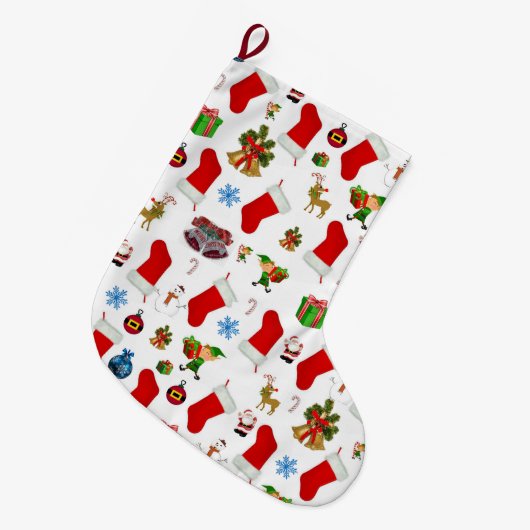 kerstinslag, Elf Grote Kerstsok (Voorkant (Hangend))