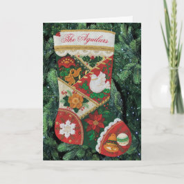 kerstinslag- en feestkaartje personaliseren kaart