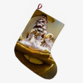 kerstinslag, kerstengel grote kerstsok (Voorkant (Hangend))