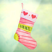 kerstinslag met hart raamsticker (Vel 3)