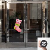 kerstinslag met hart raamsticker (Kantoordeur)