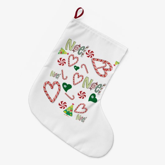 kerstinslag, nieuwe kerstinslag grote kerstsok (Voorkant (Hangend))