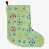 kerstinslag - Ornamenten rond de bomen Grote Kerstsok (Voorkant)