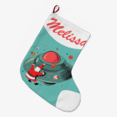 kerstinslag Persoonsnaam UFO Alien Area 51 Grote Kerstsok (Voorkant (Hangend))