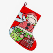 kerstinslag, Santa Angel Red Grote Kerstsok (Voorkant (Hangend))