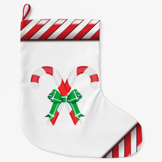 kerstinslag/snoepriet grote kerstsok (Voorkant)