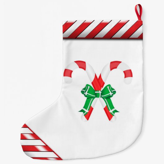 kerstinslag/snoepriet grote kerstsok (Achterkant)