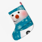 kerstinslag/Snowman Grote Kerstsok (Achterkant (Hangend))