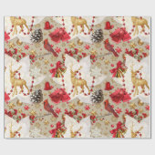 kerstinsluitpapier cadeaupapier (Vlak)