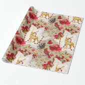 kerstinsluitpapier cadeaupapier (Uitgerold)