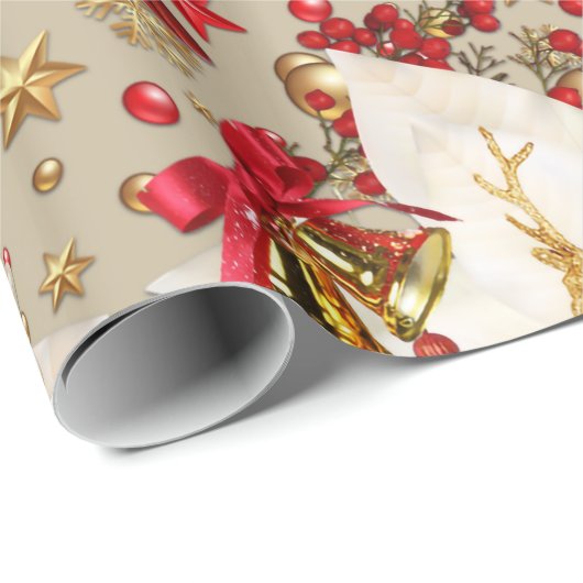 kerstinsluitpapier cadeaupapier (Rol Hoek)