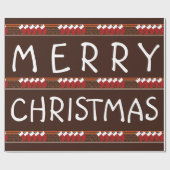 kerstinsluitpapier cadeaupapier (Vlak)