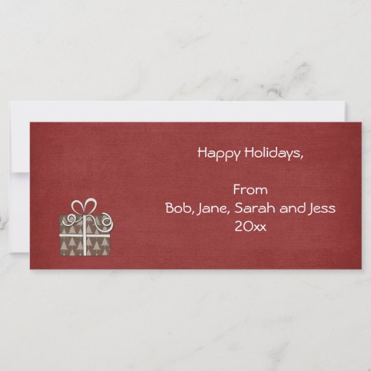 Kerstinstagram-fotorackkaarten (Achterkant)