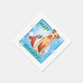 KerstIrish Terrier Napkins Servet (Hoek)