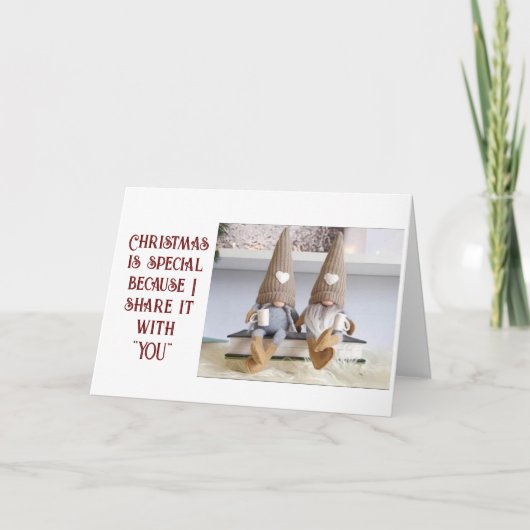 KERSTIS SPECIAAL OMDAT HET MET 'JOU' IS KAART (Voorkant)