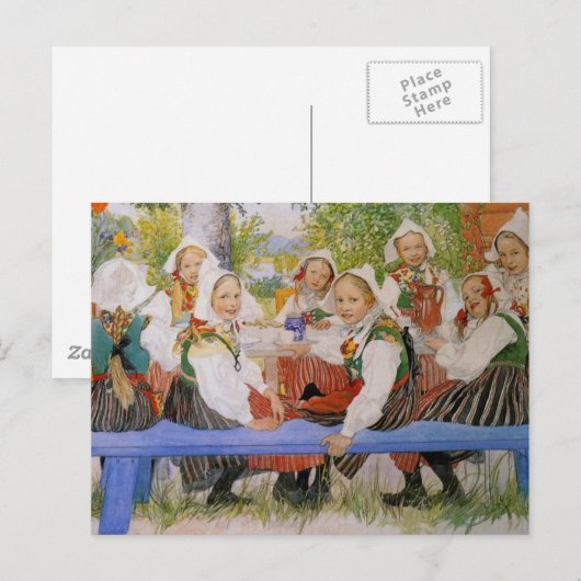 Kersti's verjaardag 1909 briefkaart (Voorkant / Achterkant)