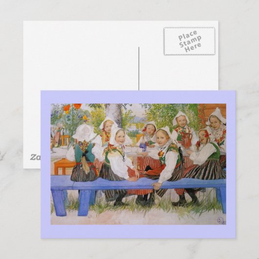 Kersti's verjaardag 1909 briefkaart (Voorkant / Achterkant)