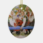 Kersti's verjaardag 1909 keramisch ornament (Rechts)
