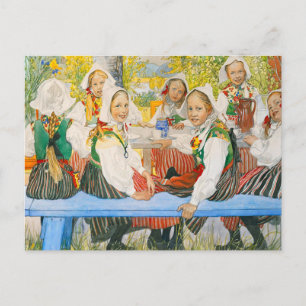 Kersti's verjaardag van Carl Larsson Briefkaart